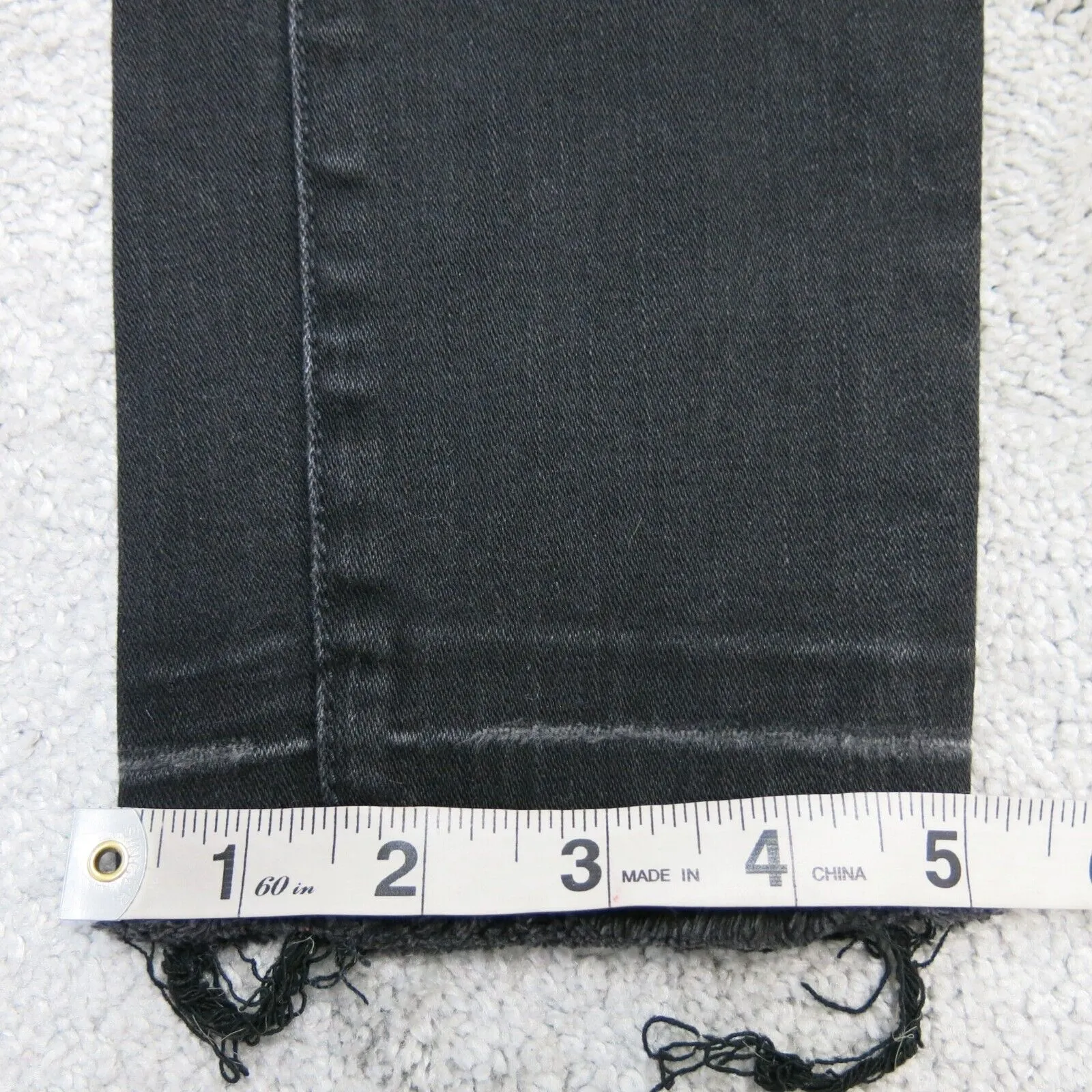 American Eagle Outfitters Womens Jeans Super Stretch Distressed Black Size 00