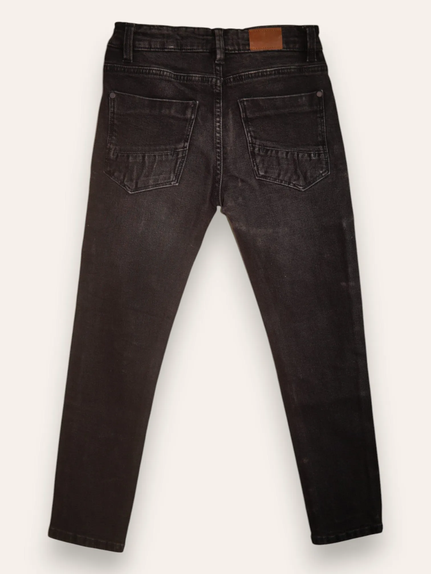 Black Ripped Denim Jeans