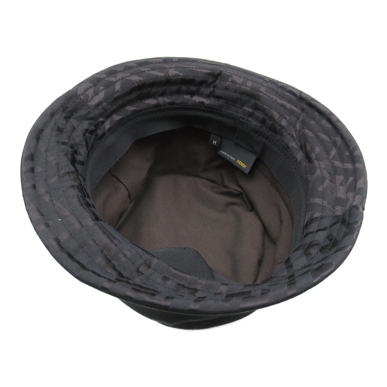 Fendi Nylon Polyester Bucket Hat Black