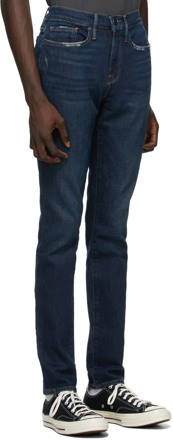 Frame Indigo 'L'Homme Skinny' Jeans