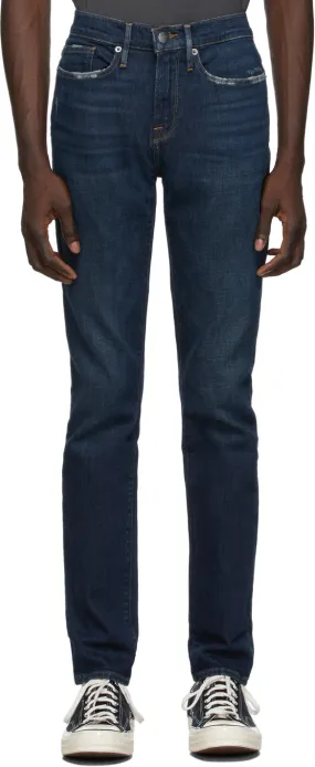 Frame Indigo 'L'Homme Skinny' Jeans