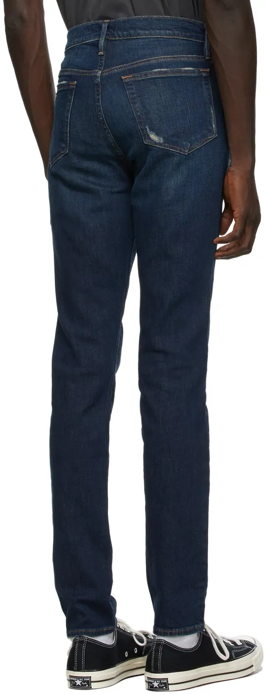 Frame Indigo 'L'Homme Skinny' Jeans