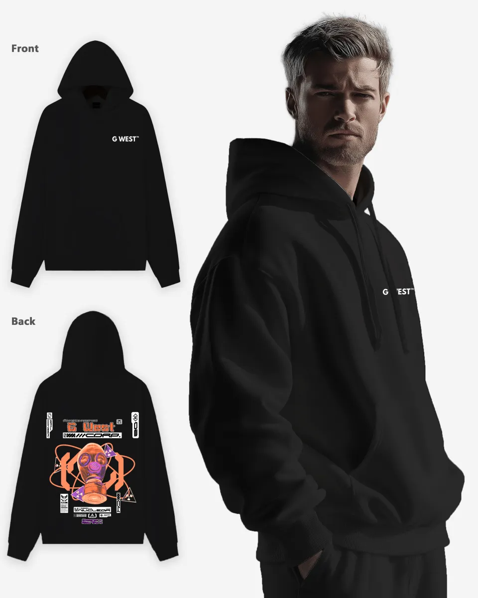 G West Gas Helmet Oversize Hoodie Mens Style