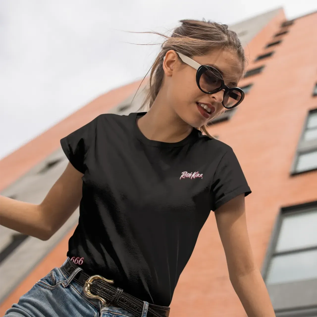 Premium Organic Damen Shirt "666" Richkizz