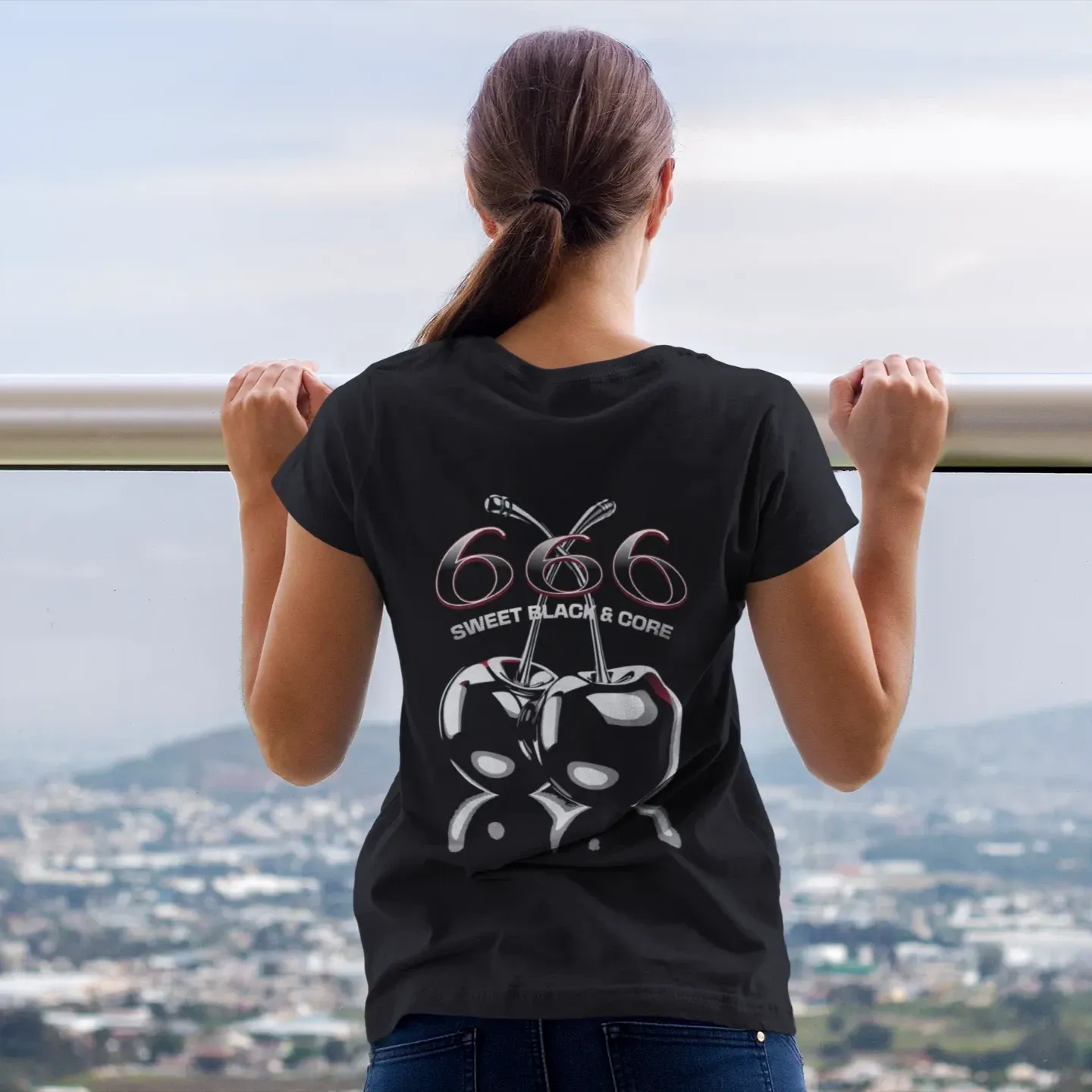 Premium Organic Damen Shirt "666" Richkizz