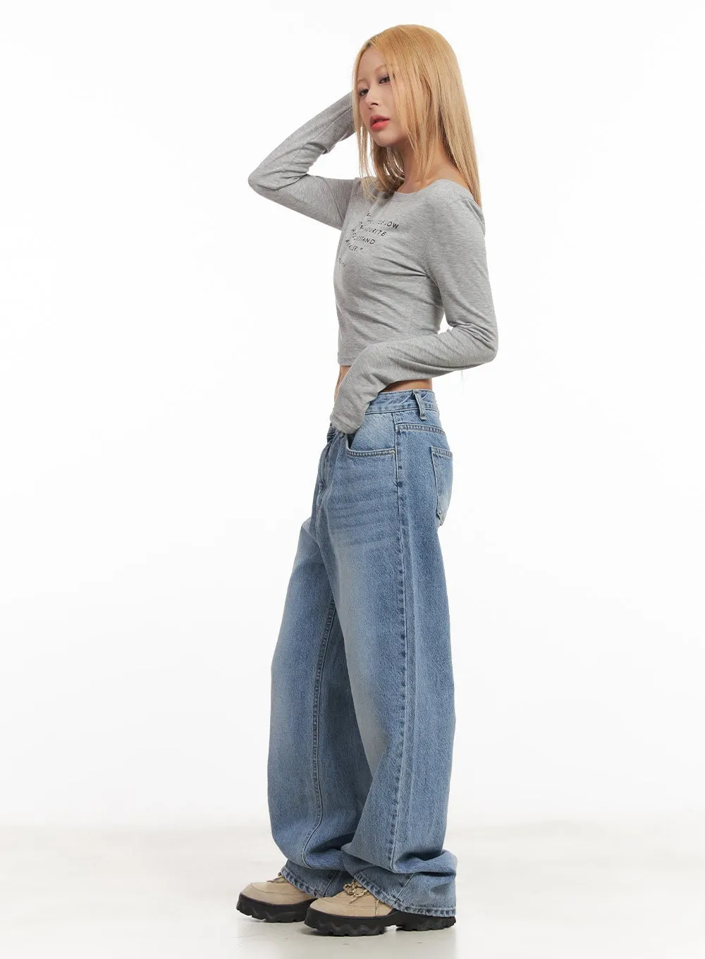 Rihanna Wide-Leg Jeans CM506