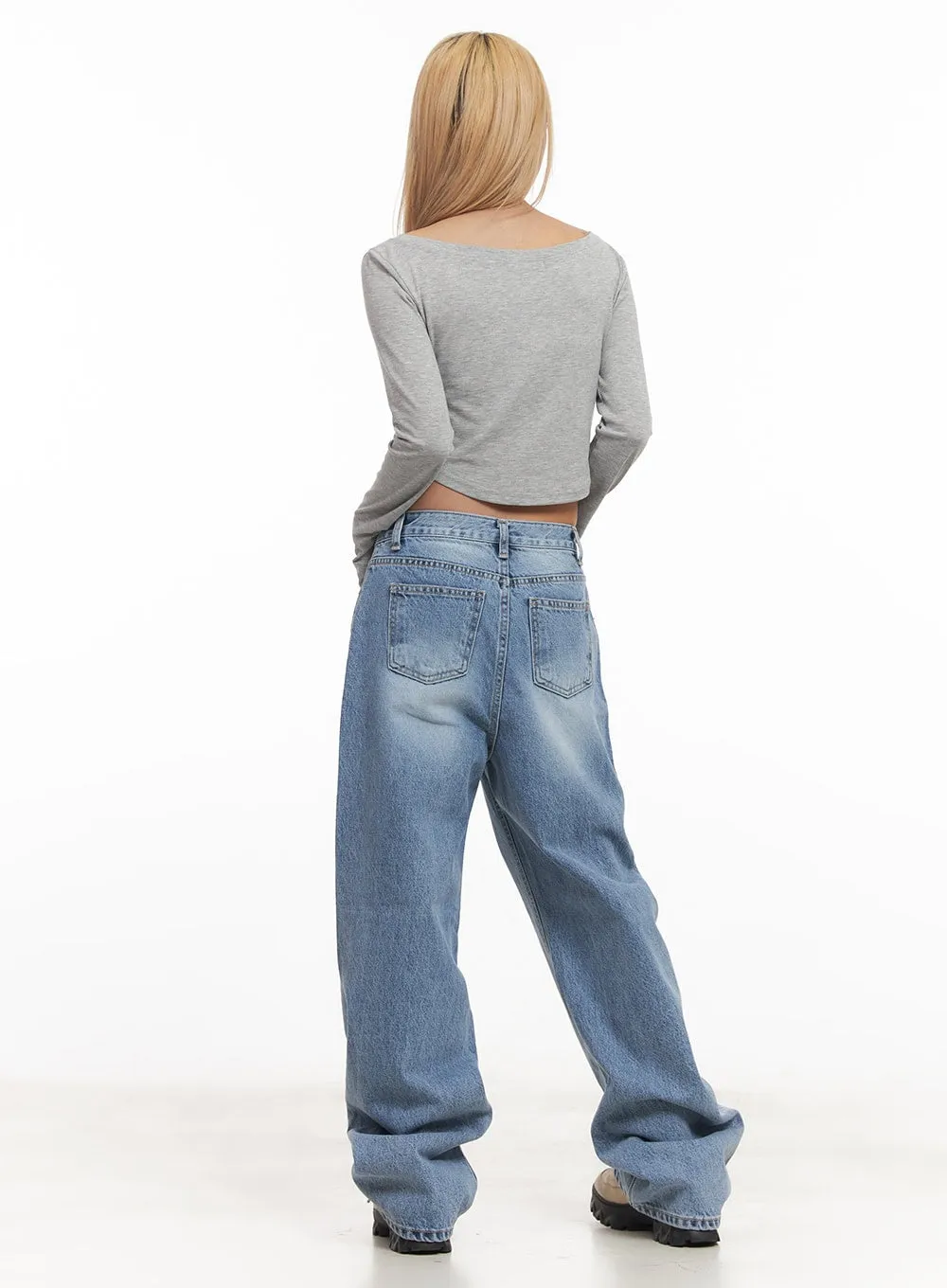 Rihanna Wide-Leg Jeans CM506