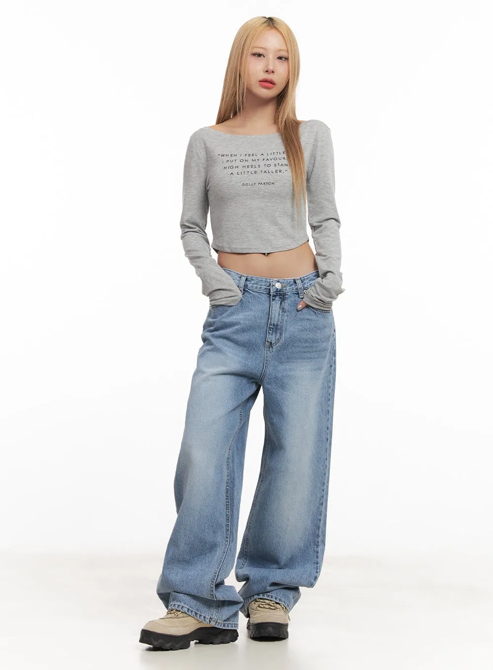 Rihanna Wide-Leg Jeans CM506