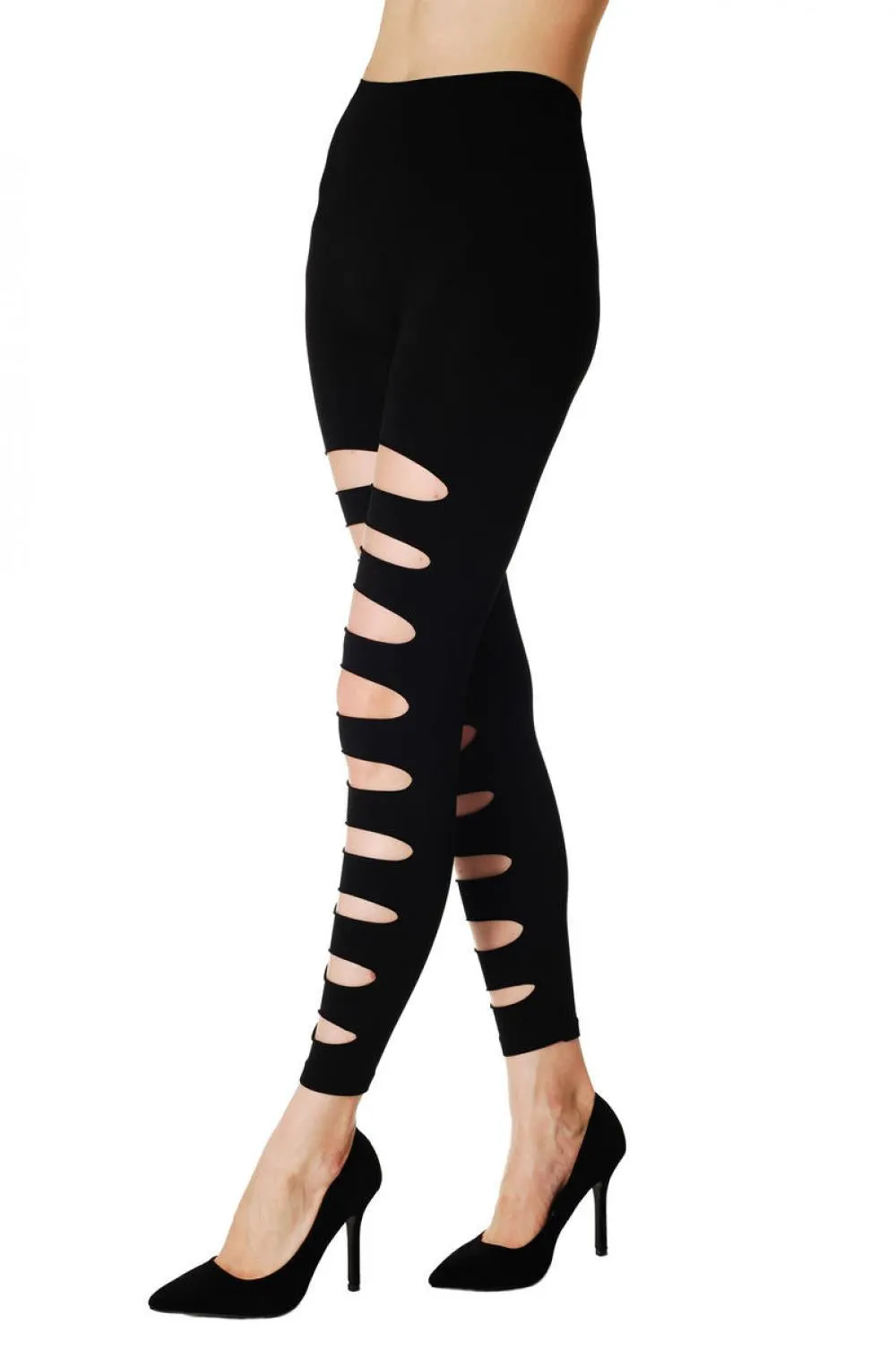 Ripped Front Footless