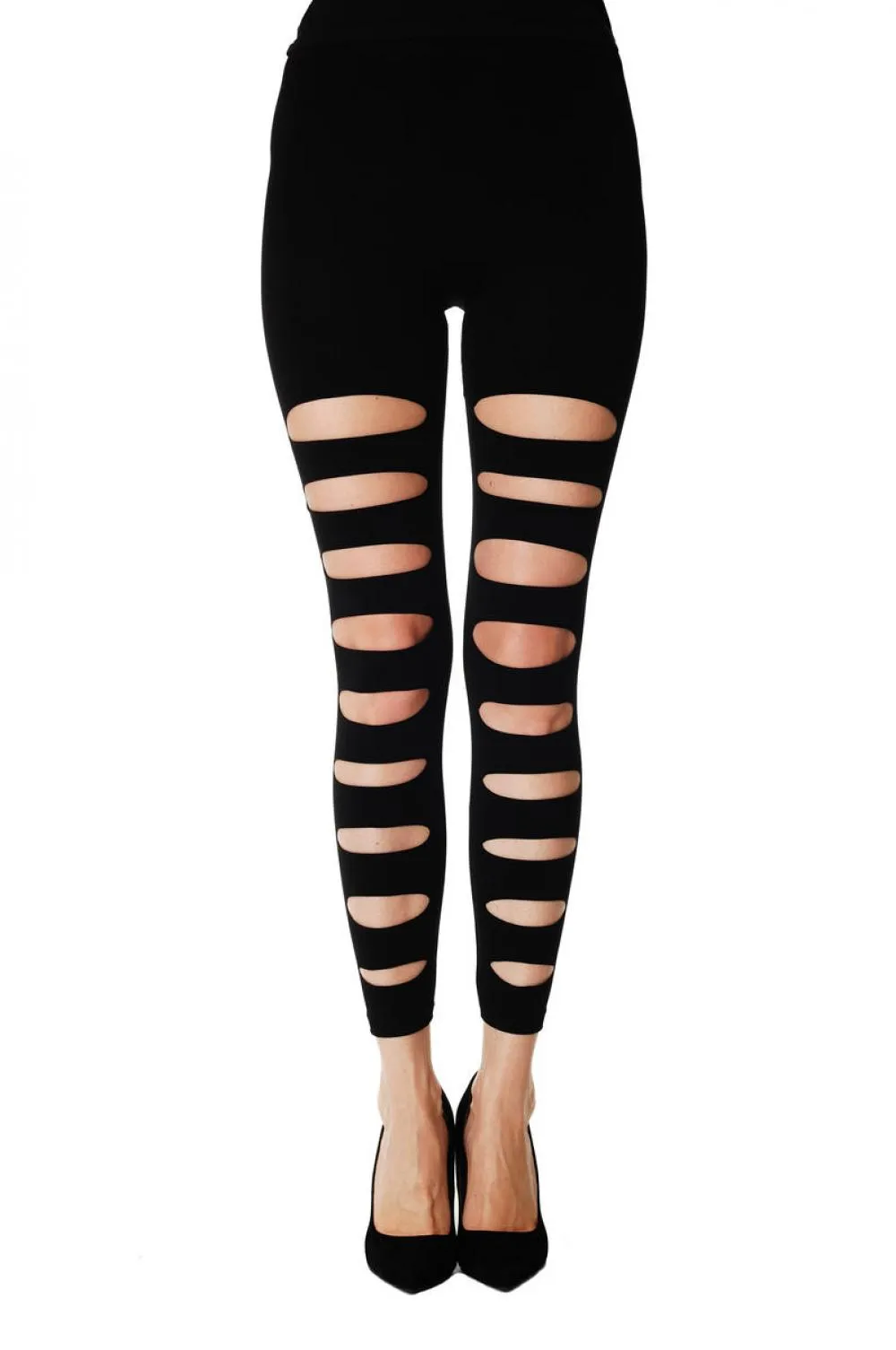 Ripped Front Footless