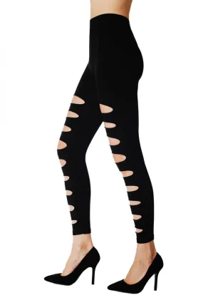 Ripped Front Footless