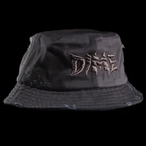 Split Distressed Bucket Hat