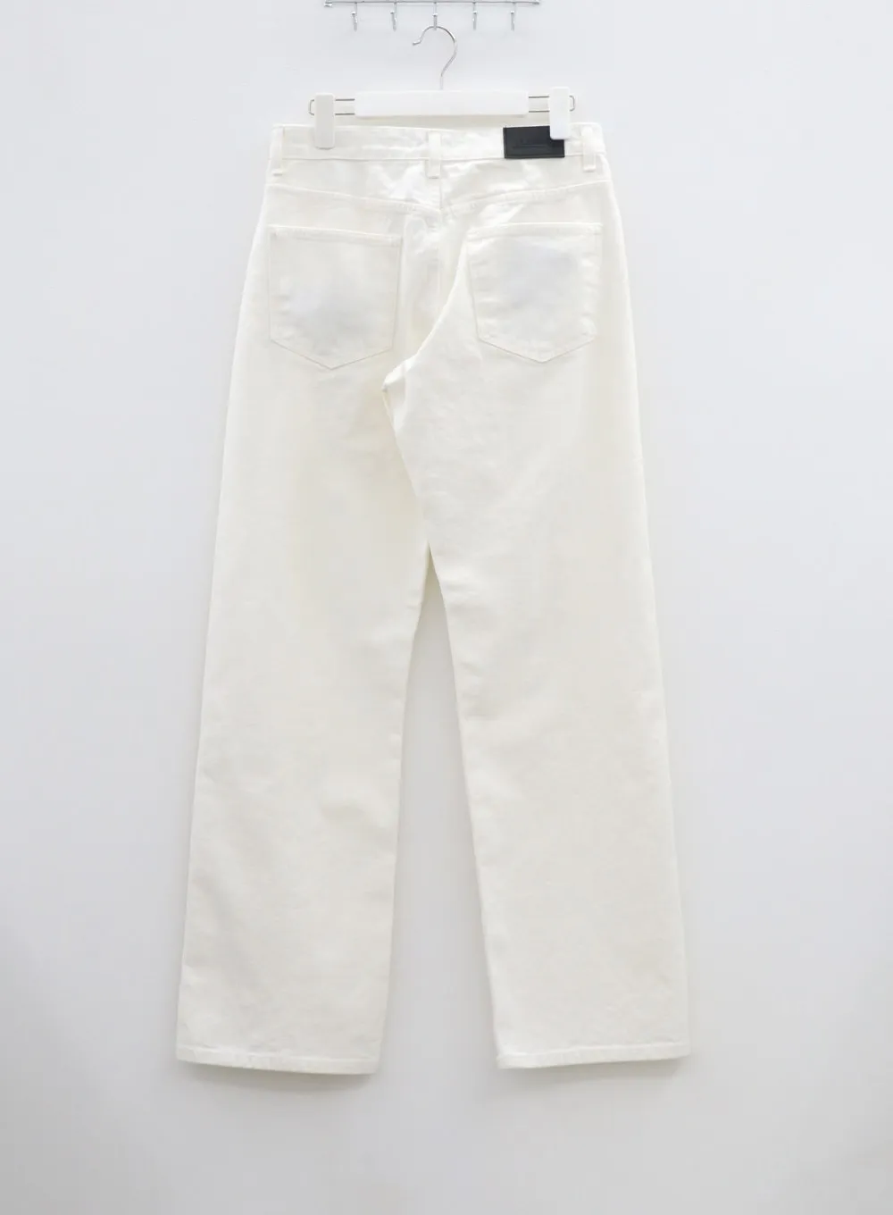 Wide Leg White Jeans BF310